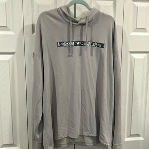 Mens Express Hooded Long Sleeve T Shirt.  XXL